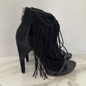 Alexander Wang rockstar fringe sandals 39